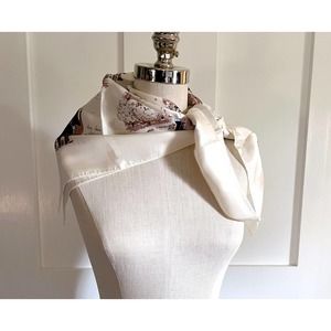 Vintage French Scarf ‘Paris a La Belle Epoque’ Theme